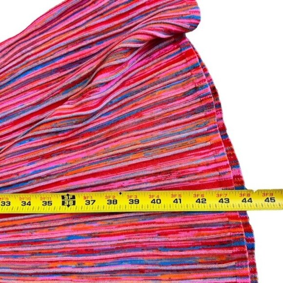 Scoop Micro Stripe Midi Dress with Banded Bodice Size Small NWOT - Picture 7 of 7